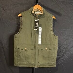 Heritage Workwear Products Men’s‎ Olive Green weatherproof Vest, Small
